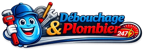 Debouchage Colfontaine 247 logo plombier urgence - Débouchage canalisation WC éviers intervention rapide 24h/7j Colfontaine Belgique